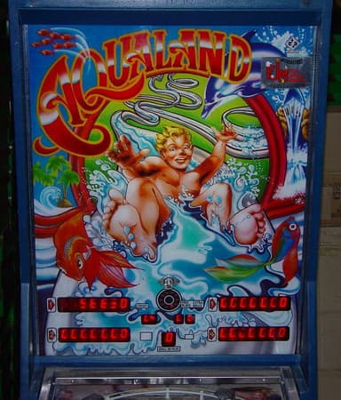 Aqualand backglass