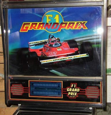 F1 Grand Prix backglass