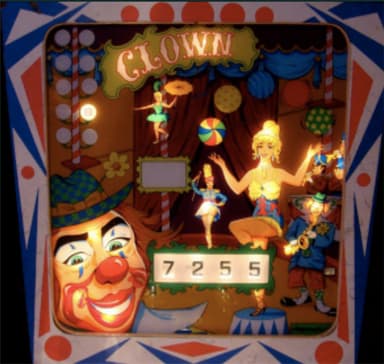 Clown backglass