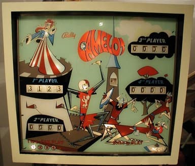 Camelot backglass