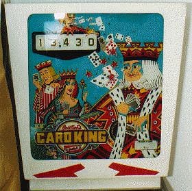 Card King backglass