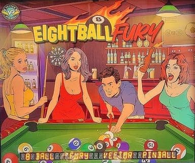 Eight Ball Fury backglass