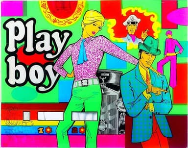 Playboy backglass