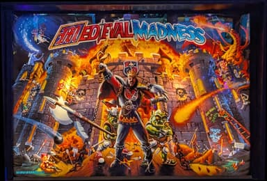Medieval Madness (Remake LE) backglass