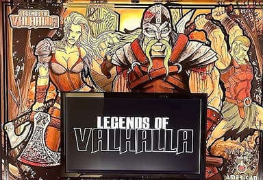 Legends of Valhalla backglass