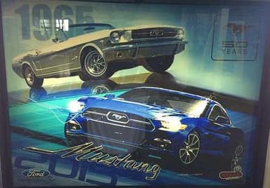 Mustang (Premium) backglass