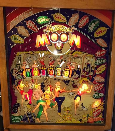 Harvest Moon backglass
