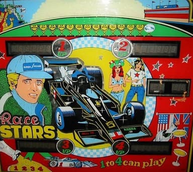 Race Stars backglass
