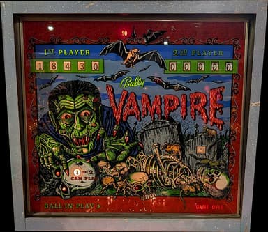 Vampire backglass