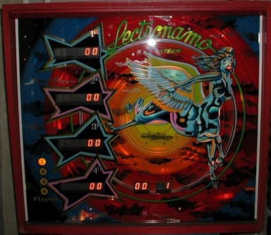 Lectronamo backglass