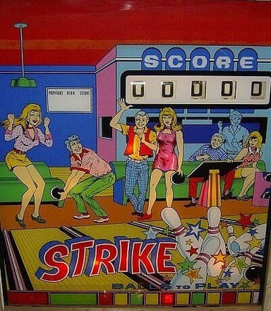 Strike backglass