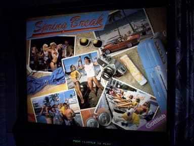 Spring Break backglass