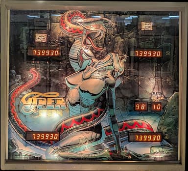 Viper backglass