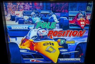 Pole Position backglass