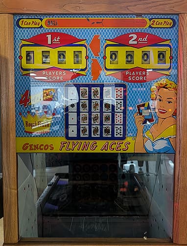 Flying Aces backglass