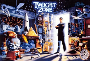Twilight Zone backglass