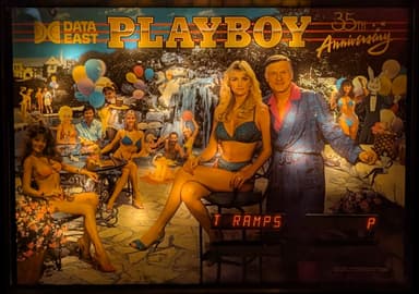 Playboy 35th Anniversary backglass