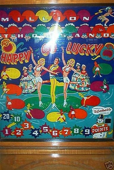 Happy-Go-Lucky backglass