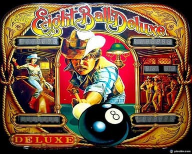 Eight Ball Deluxe backglass