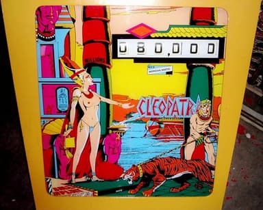 Cleopatra backglass