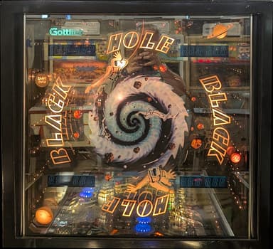 Black Hole backglass
