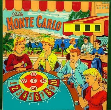 Monte Carlo backglass
