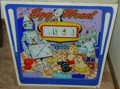 Egg Head backglass