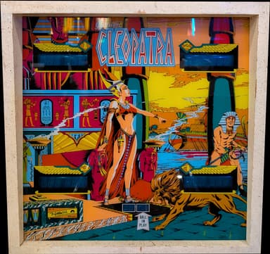 Cleopatra backglass