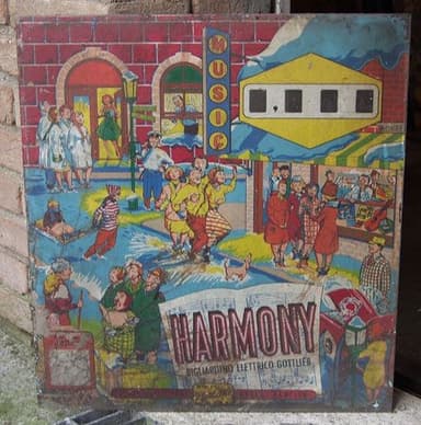 Harmony backglass
