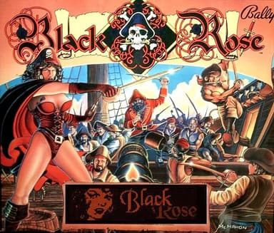 Black Rose backglass