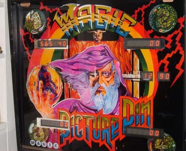 Magic Picture Pin backglass