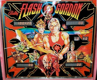 Flash Gordon backglass