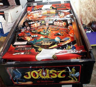 Joust backglass