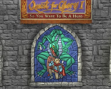 Quest for Glory backglass