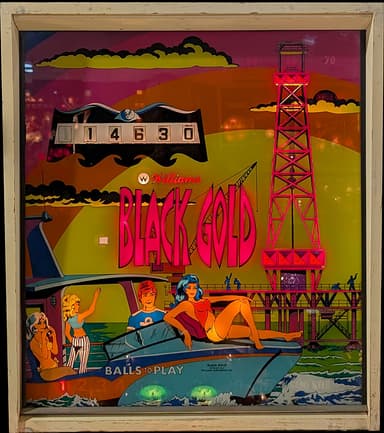 Black Gold backglass