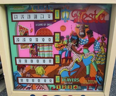 Fiesta backglass