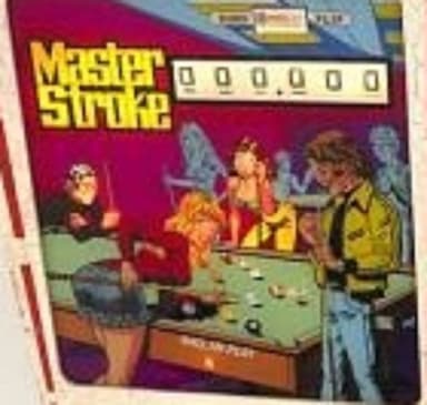 Master Stroke backglass