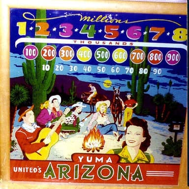 Yuma Arizona backglass