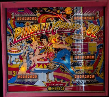 Pinball Champ '82 backglass