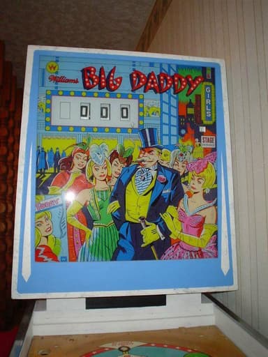 Big Daddy backglass