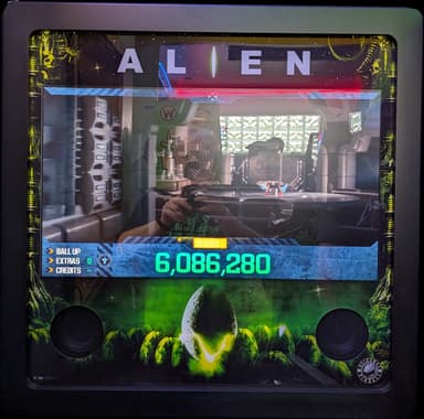 Alien (LE) backglass