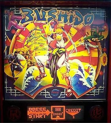 Bushido backglass