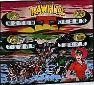 Rawhide backglass