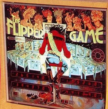 The Flipper Game backglass
