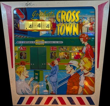 Cross Town backglass
