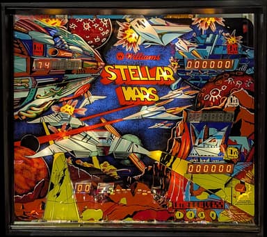 Stellar Wars backglass