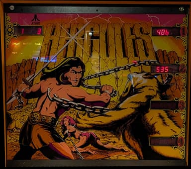 Hercules backglass