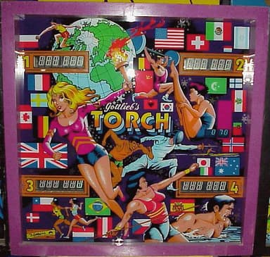 Torch backglass