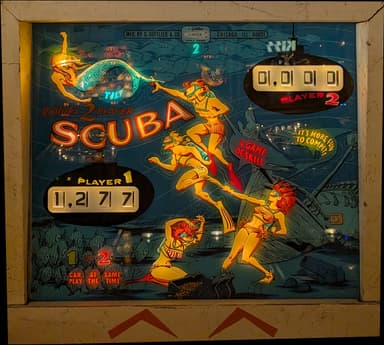 Scuba backglass