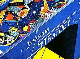 Invasion Strategy backglass